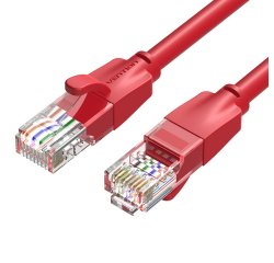 Vention IBERH cable de red Rojo 2 m Cat6 U/UTP (UTP) Alrededor