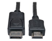 Tripp Lite P582-006 câble vidéo et adaptateur 1,83 m HDMI Type A (Standard) DisplayPort Noir