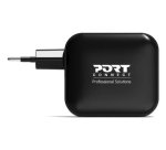 Port Designs 902100PEU chargeur d'appareils mobiles Universel Noir Secteur Charge rapide Intérieure