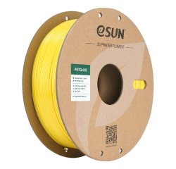 eSUN PETG+HS PETg (polyethylene terephthalate glycol-modified), Polylactic Acid Plus (PLA+) Yellow 1 kg