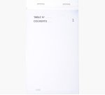 Bloc maître d'hôtel exacompta autocopiant numéroté 1/50 96x170mm 50 duplis