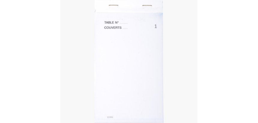 Bloc maître d'hôtel exacompta autocopiant numéroté 1/50 96x170mm 50 duplis