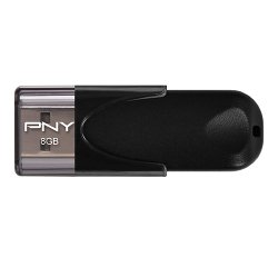 PNY Attaché 4 USB flash drive 8 GB USB Type-A 2.0 Black