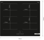 BOSCH Plaque induction PVQ611BB6E Série 4, CombiZone, TouchSelect