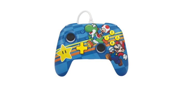 PowerA Enhanced Wired Controller Multicolore USB Gamepad Nintendo Switch, Nintendo Switch OLED