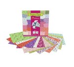 Feuille papier origami clairefontaine liberty 70g 200x200mm coloris assortis