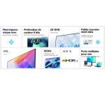 MCL Moniteur 23,8" IPS QHD, HDMI + DP + Audio + Type C + USB 3.2 + SPK
