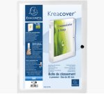 Filing Box with Press Stud Closure PP Opaque A4