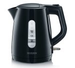 Severin WK 3410 electric kettle 1 L 2200 W Black