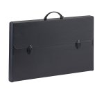 Valigetta polionda Total Black - 37 x 60 cm - dorso rigido 5 cm - PPL - nero - Favorit