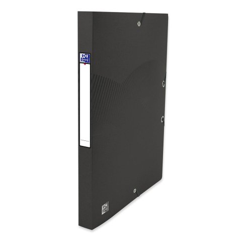Boite classement oxford osmose polypropylene a4       240x320mm dos 25mm noir
