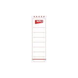 Étiquette opaque apli agipa dos classeur 60x190mm pochette 10 unités