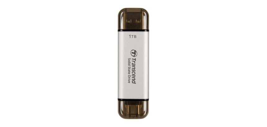 Transcend ESD310 1 To USB Type-A / USB Type-C Argent