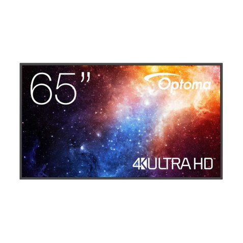 Pantalla plana para señalización digital 165,1 cm 65" LED Optoma N3651K  Wifi 450 4K Ultra HD Negro Android