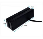 Premier BM-90 lector de tarjeta magnética USB Negro