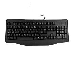 MCL ACK-294/N clavier Universel USB AZERTY Français Noir