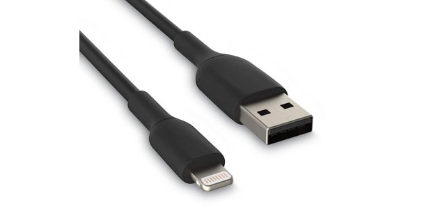 Hamlet XCU2A-LGT200 cavo Lightning 2 m Nero