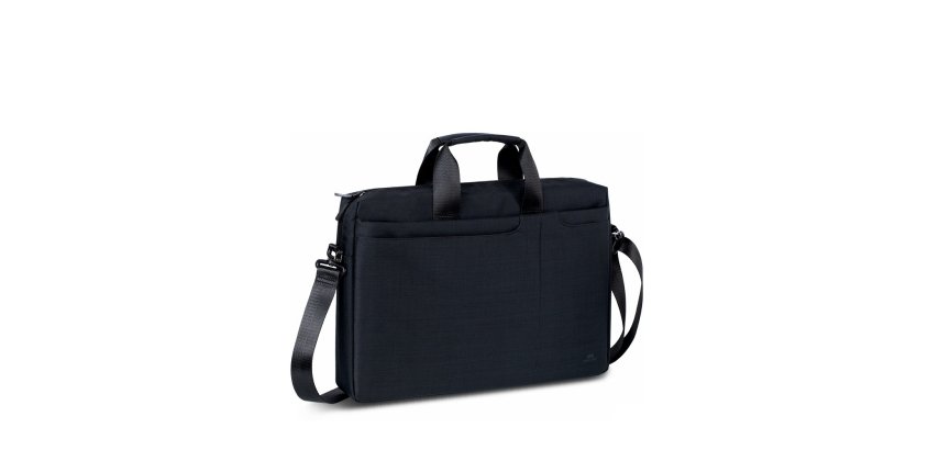 Rivacase Biscayne 39,6 cm (15.6") Borsa da corriere Nero
