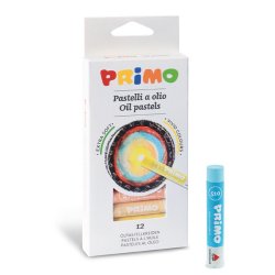 Primo 080PO12N pastel Oil pastel Soft Multicolour 12 pc(s)