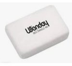 Gomme wonday rectangulaire rectango 40 coloris blanc     boite 40 unites