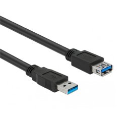 Hamlet XCU3A-MF10 cavo USB USB 3.2 Gen 1 (3.1 Gen 1) 1 m USB A Nero