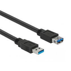 Hamlet XCU3A-MF10 USB cable USB 3.2 Gen 1 (3.1 Gen 1) 1 m USB A Black