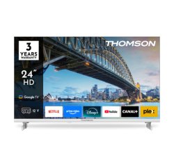 THOMSON TV LED 60 cm Thomson Google TV 24 HD 12V Blanc