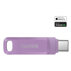 SanDisk Ultra Dual Drive Go lecteur USB flash 512 Go USB Type-C 3.2 Gen 1 (3.1 Gen 1) Lavande