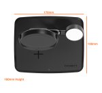 Cygnett CY5100BUNCP mobile device charger Headphones, Headset, Smartphone, Smartwatch Black USB Wireless charging Fast charging Indoor