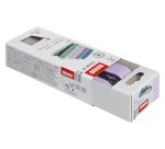 Agrafeuse novus b2 color id 2.0 25f agrafes 24/6-26/6 profondeur agrafage 65mm pretty lilac + 200 agrafes 24/6 super