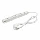 bticino 3630USD prolunghe e multiple 1,5 m 5 presa(e) AC Interno Bianco
