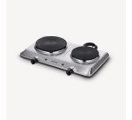 Réchaud électrique double DK 1014, noir