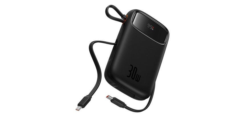 Baseus PPQD4-20C Polímero de litio 20000 mAh Negro