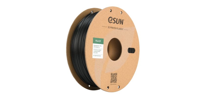 eSUN EPLA-CF 1,75mm SCHWARZ 1kg Polymilchsäure (PLA) Schwarz