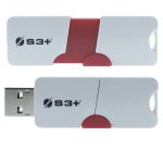 S3Plus Technologies Space + E1 unità flash USB 128 GB USB tipo A 3.2 Gen 1 (3.1 Gen 1) Rosso, Bianco