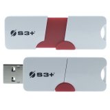 S3Plus Technologies Space + E1 unità flash USB 128 GB USB tipo A 3.2 Gen 1 (3.1 Gen 1) Rosso, Bianco