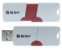 S3Plus Technologies Space + E1 unità flash USB 128 GB USB tipo A 3.2 Gen 1 (3.1 Gen 1) Rosso, Bianco
