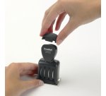 Trodat 73042 timbro aziendale Tradizionale Timbro data Metallo, Plastica