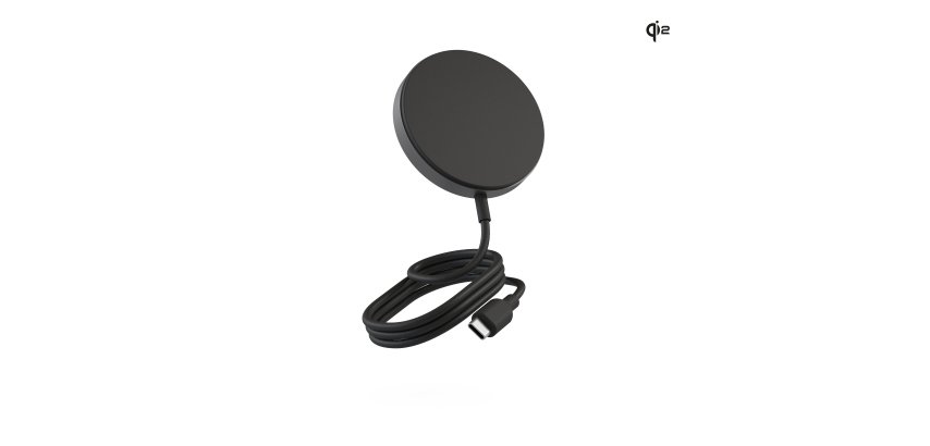 ZENS Pro 1 Headphones, Black Smartphone USB Wireless Charging Fast Indoor Charging