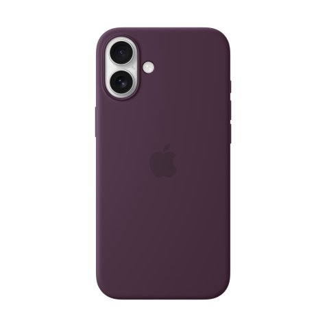 Apple Coque en silicone avec MagSafe pour iPhone 16 Plus - Prune