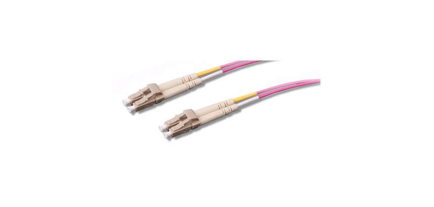 Uniformatic 21739 câble InfiniBand et à fibres optiques 30 m LC Rose