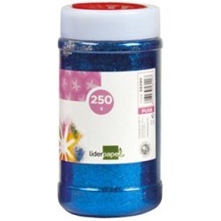 Paillette fantaisie liderpapel coloris bleu métallisé pot 250g