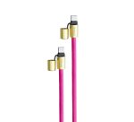 Intenso Handykette als Lade- + Datenkabel USB-C bis 1,65m neon pink cavo USB USB C Rosa