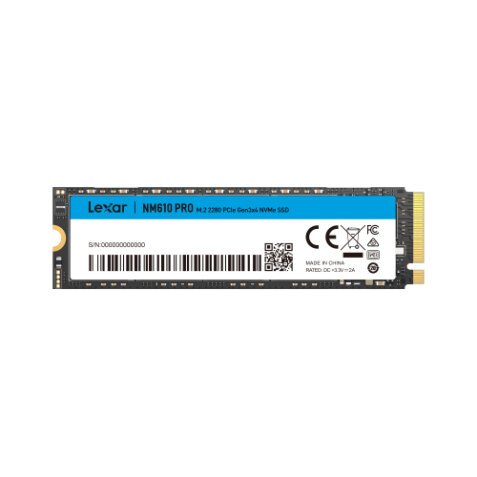 Lexar NM610PRO 1 TB M.2 PCI Express 3.0 NVMe