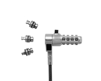 DICOTA D32128 câble antivol Noir, Acier 2 m