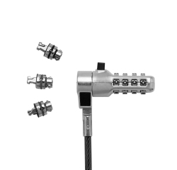 DICOTA D32128 câble antivol Noir, Acier 2 m
