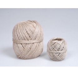 Rotolo di spago - diametro 1 mm - lunghezza 90 m - canapa naturale titolo 2/6 - 100 gr - Viva - conf. 10 pezzi