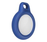 Funda protectora con llavero para localizador o rastreador Apple AirTag Belkin F8W973btBLU Secure Holder, azul