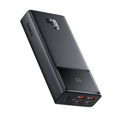 Baseus STAR LORD OVERSEAS EDITION 20.000 MAH DIGITAL DISPLAY POWERBANK 65W-SIYAH Polímero de litio 20000 mAh Negro