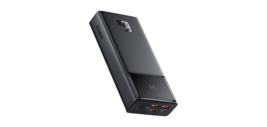 Baseus STAR LORD OVERSEAS EDITION 20.000 MAH DIGITAL DISPLAY POWERBANK 65W-SIYAH Polímero de litio 20000 mAh Negro